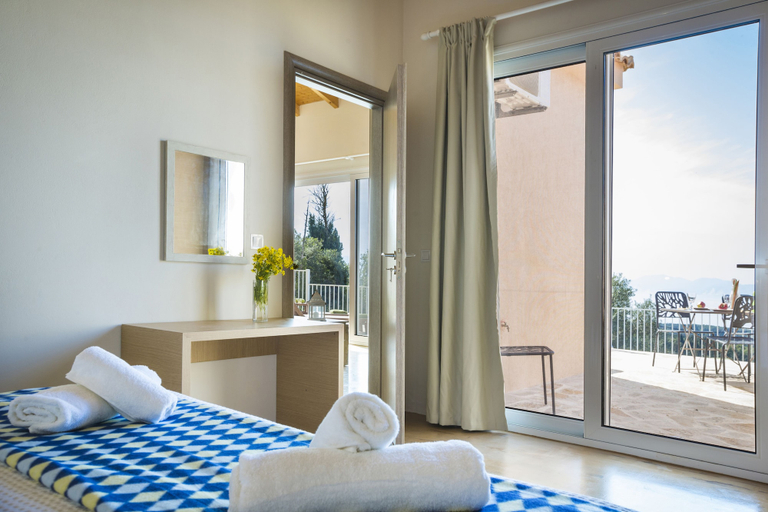 Bedroom 2, Magganos Sunset Villas, Ionian Islands