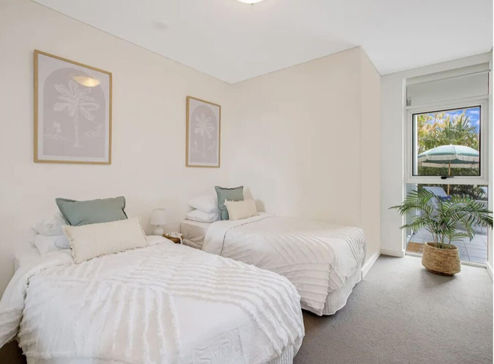 Bedroom 3, Kirra Surf Apartments, Gold Coast