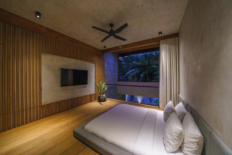 Bedroom 4, Q VILLAS LOFT- DESIGNER - TROPICAL, Badung