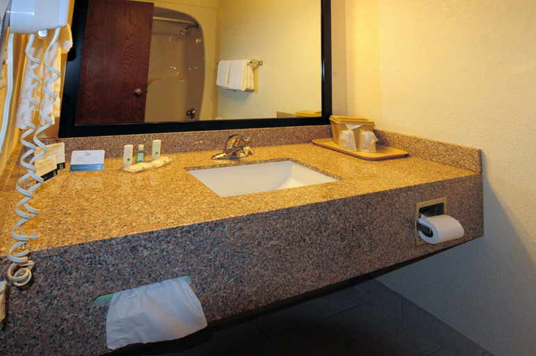 Bathroom 4, Quality Inn Stadium Area Green Bay Stadium, Brown