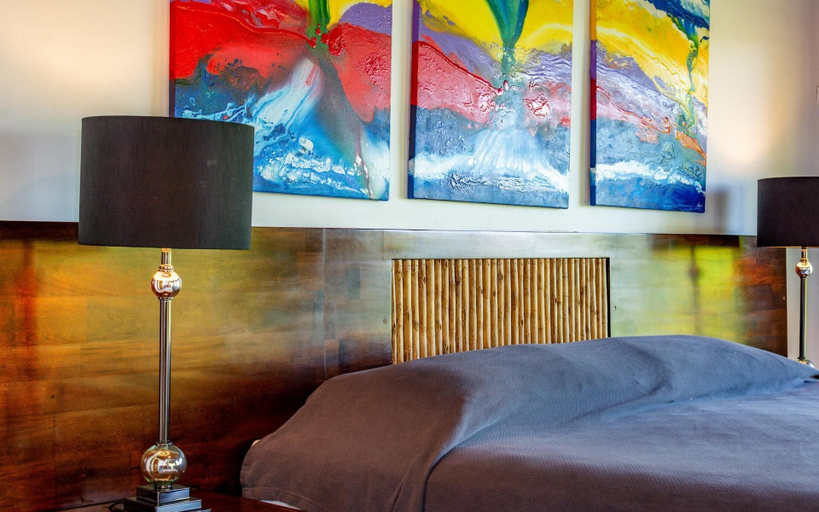 Bedroom 3, 5-BD Beachfront, Ocean-View Hillside Home, Santa Cruz