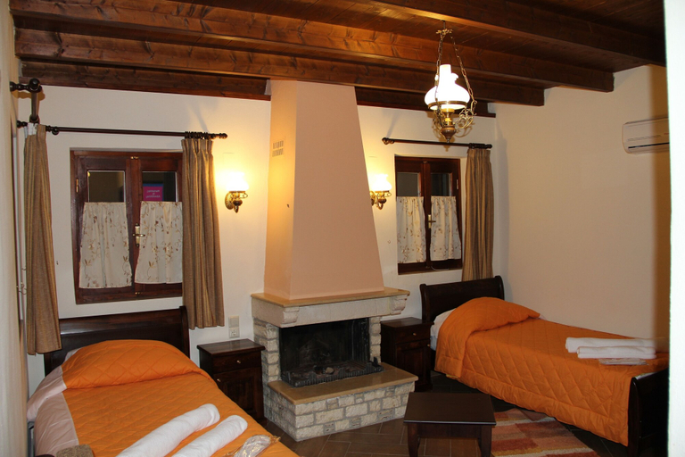 Bedroom 2, Piges Hotel at Acheron Springs, Epirus