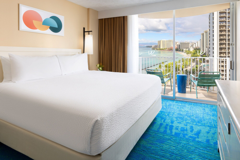 Bedroom 3, The Twin Fin Hotel, Honolulu