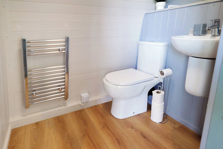 Bathroom, Ocean View 5 - 1 Bed Pod - Llanrhidian, Swansea