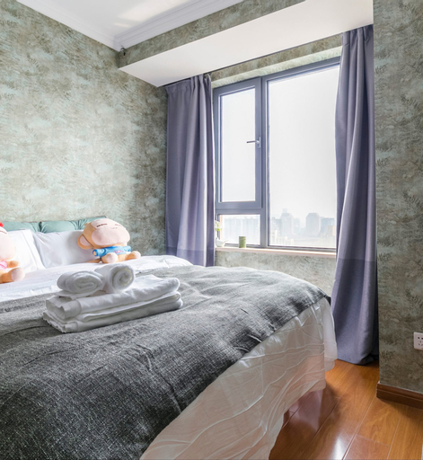 Bedroom 3, Henry's Apartment- Xinma Road 4 Bedroom, Shanghai