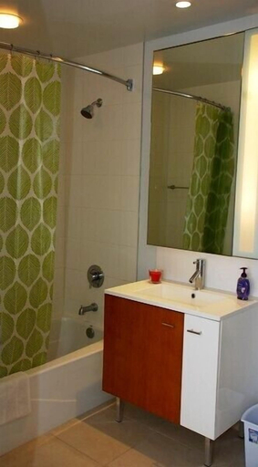 Bathroom, Luxy on The Hudson, Jersey City