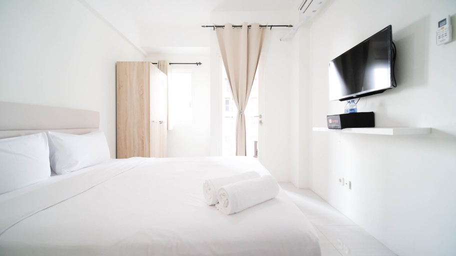 Bedroom 5, Compact and Tidy Studio at Puncak Dharmahusada Apartment By Travelio, Surabaya