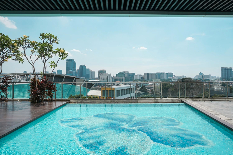 Sport & Beauty 4, Nice and Elegant Designed Studio at Menteng Park Apartment By Travelio, Central Jakarta