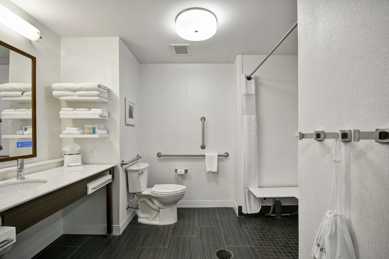 Bathroom 3, Hampton Inn Blue Ash/Cincinnati, Hamilton