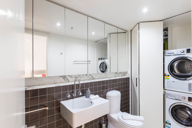 Bathroom 3, EVAN, 1BDR Southbank Apartment, Melbourne