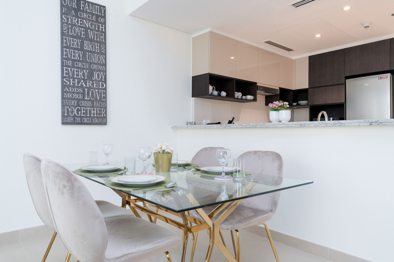 In-room dining 5, Lux BnB  Dubai Creek Harbour BLVD Views, Dubai