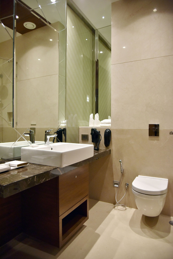 Bathroom 4, Niranta Airport Transit Hotel & Lounge Terminal 2 Arrivals, Mumbai Suburban