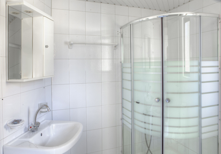 Bathroom 4, Akasti Hotel, Crete