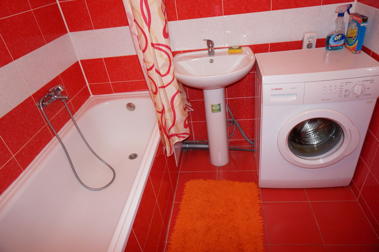 Bathroom, Apartaments RF88 on Narodnogo Opolchenia 10, Sankt-Peterburg gorsovet
