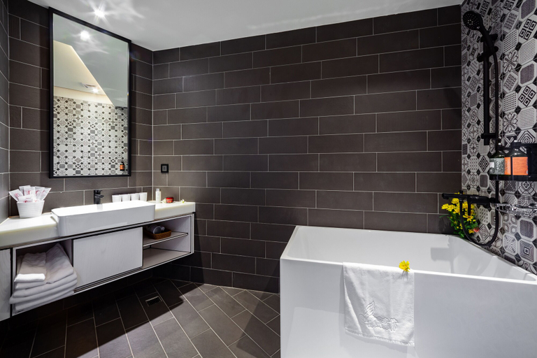 Bathroom 3, Norway Forest Travel Hotel 3 Taichung, Taichung