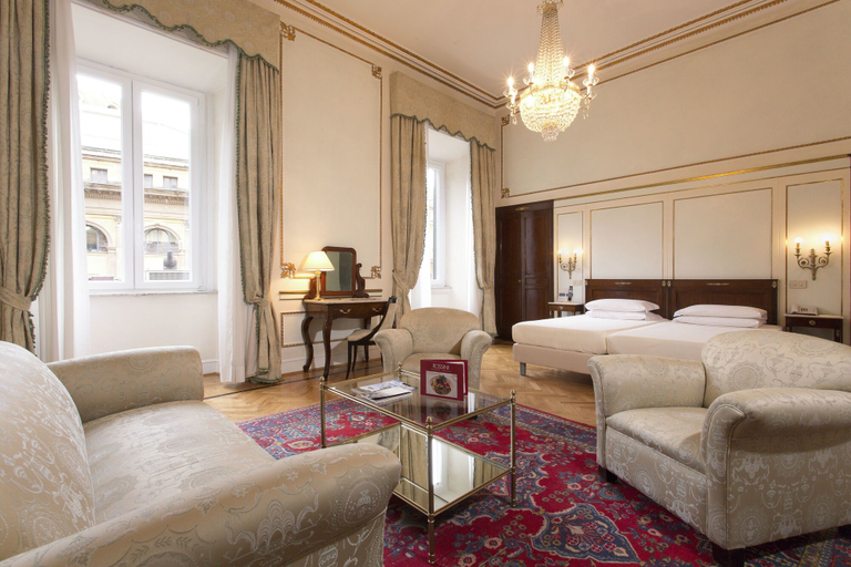 Bedroom 2, Hotel Quirinale, Rome