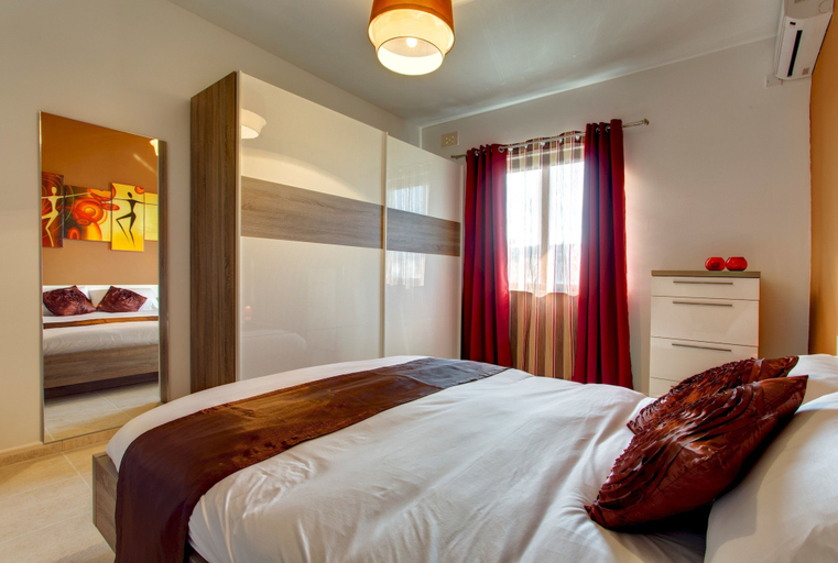 Bedroom 3, Modern Apt Overlooking Green Area, Saint Paul's Bay