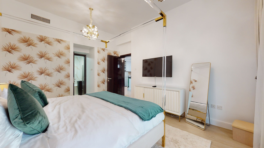 Bedroom 2, GreenFuture - Elegant Apartment With Balcony Near The Walk JBR, Dubai