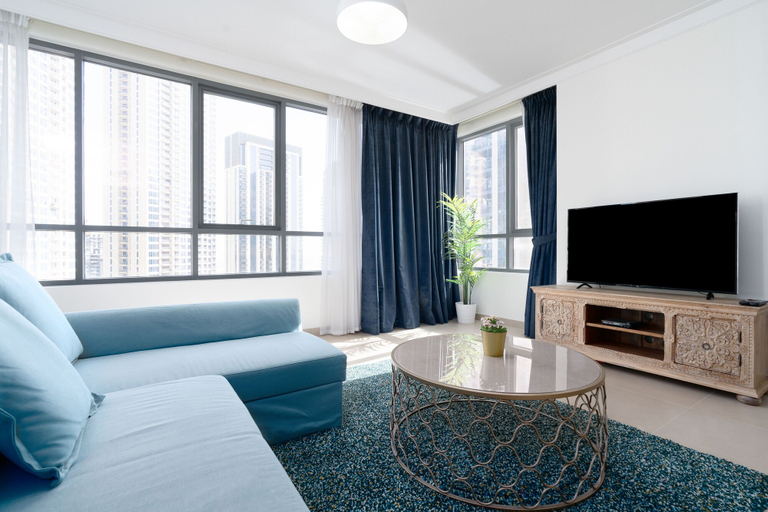 Living area 3, Lux BnB  Dubai Creek Harbour BLVD Views, Dubai