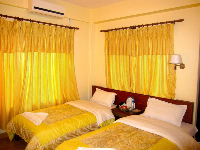 Bedroom 3, Hotel Orchid, Gandaki