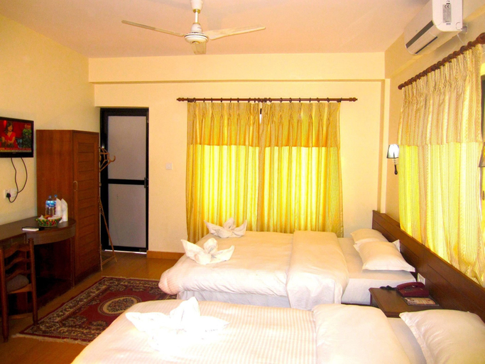 Bedroom 3, Hotel Orchid, Gandaki