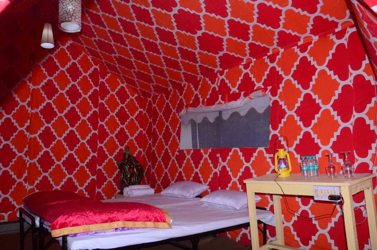 Bedroom 3, Kumbh Luxury Tents, Kaushambi