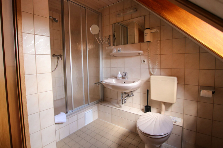 Bathroom 5, Hotel-Restaurant Druidenstein, Harz