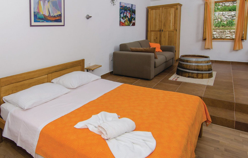 Bedroom 3, Holiday Home Stari Zoganj, Orebić