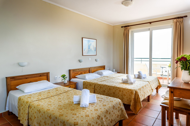 Bedroom 2, Panos Beach Hotel, Crete