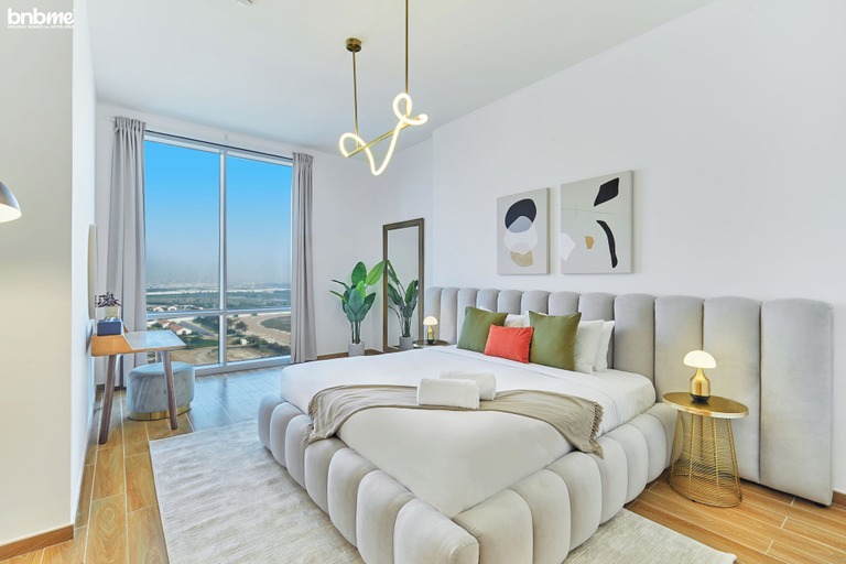 Bedroom 3, 1B-Noora Tower-1507 by bnbme homes, Dubai