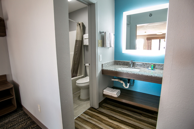 Bathroom 4, Jubilee Inn, Harrison