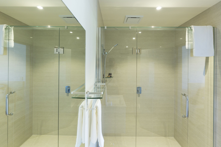 Bathroom 4, 2 on Whiteleigh and 239 on Lincoln Motel, Christchurch
