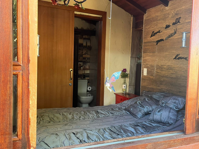 Bedroom 3, Chalé Refúgio 1, Corumbá de Goiás