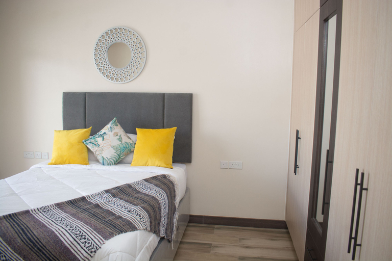 Bedroom 2, Modern Living 1 BR - Gym & Pool - Near YAYA, Dagoretti North