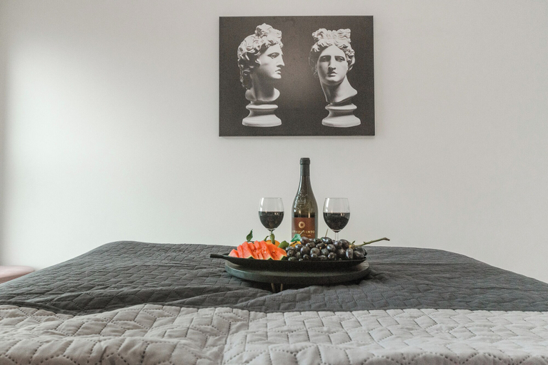 Bedroom 3, Lumina apart near Cinema Museum, Łódź