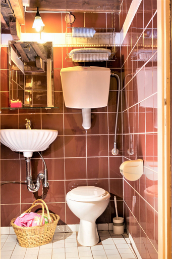 Bathroom, Old Stone House, Crete