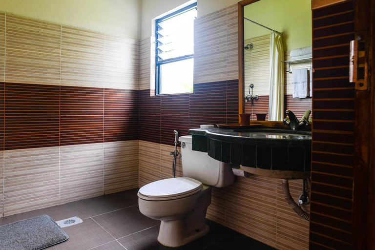Bathroom 3, Into The Wild Eco Resort, Narayani