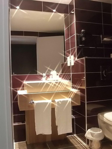 Bathroom 4, Hotel Restaurant Le Rive Gauche, Yonne