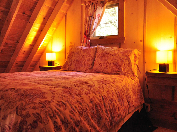 Bedroom 2, Les Chalets du Trappeur avec Spa et Sauna, Les Pays-d'en-Haut