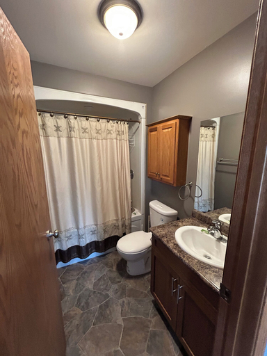 Bathroom 4, Betula Lake Resort, Division No. 1