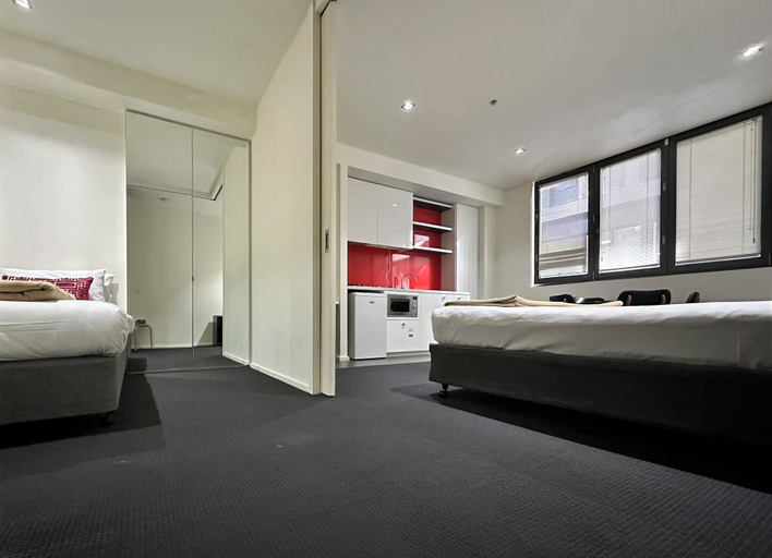 Bedroom 5, Comfort Apartments on Elizabeth, Melbourne