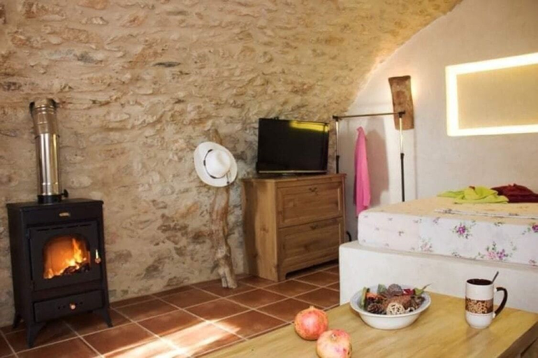 Living area, Cave house Lagada west mani greece, Peloponnese