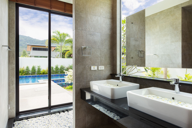 Bathroom 4, Nai Harn Baan-Bua Villas, Pulau Phuket