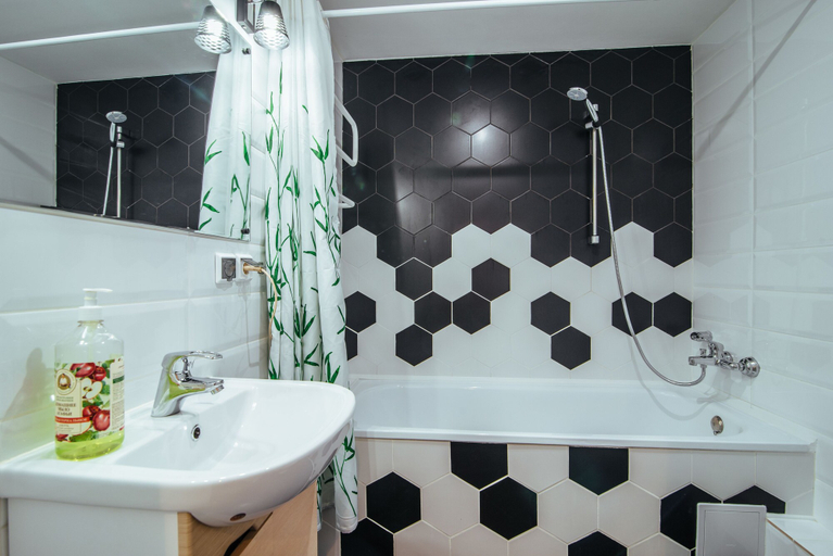 Bathroom 3, PiterStay Aparthotel, Sankt-Peterburg gorsovet