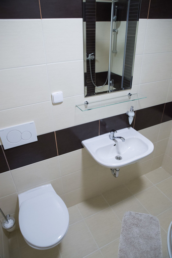 Bathroom 3, Balónový hotel a pivovar, Žďár nad Sázavou