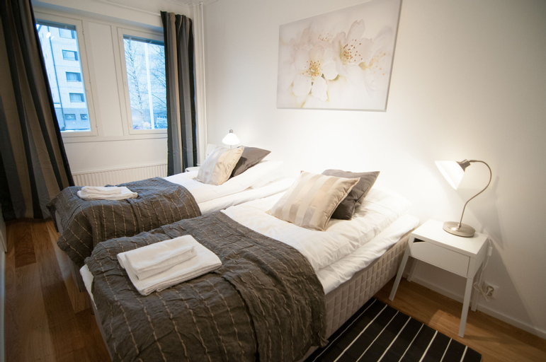 Bedroom 3, Kotimaailma Apartments Kuopio, North Savonia