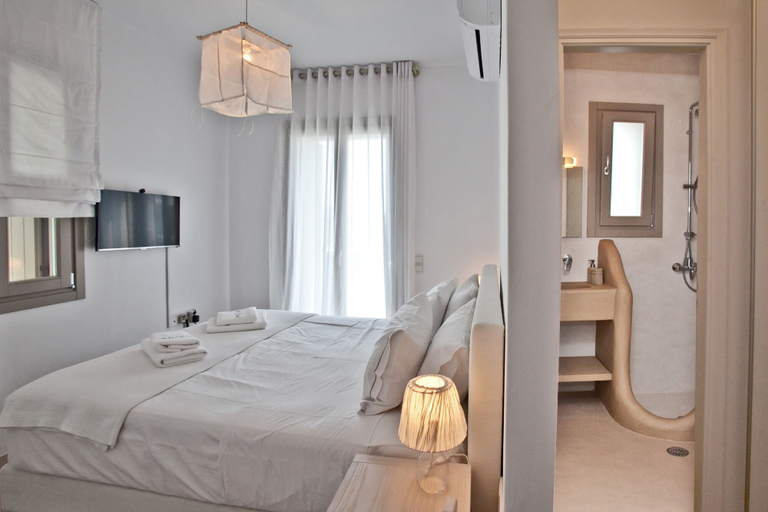 Bedroom 3, White Tinos Luxury Suites, South Aegean