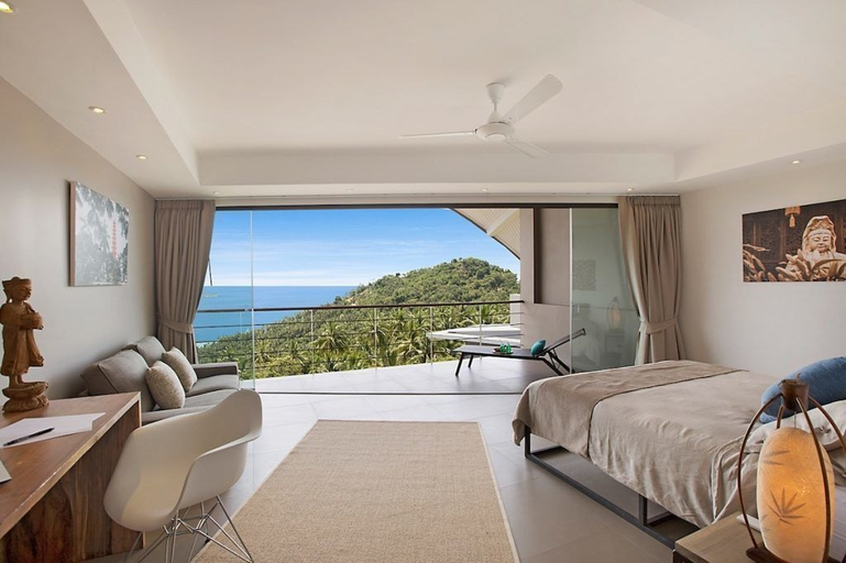 Bedroom, Penthouse Poda at Comoon Boutique Villas, Ko Samui
