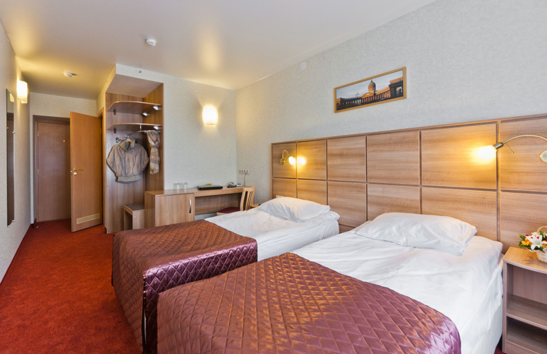 Bedroom 2, Hotel Okhtinskaya, Sankt-Peterburg gorsovet