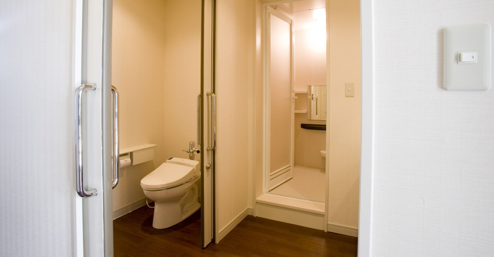 Bathroom 4, Mikawa Bay Hills Hotel, Hazu